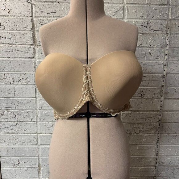 Lilyette Convertable Bra Lace 42DD straps or strapless - Picture 1 of 12